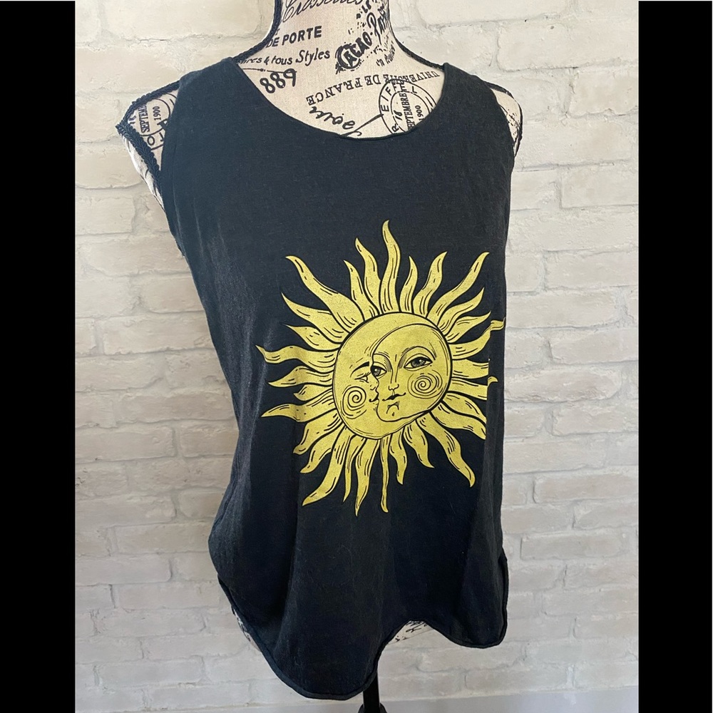 Sun & Moon Graphic Tank Top